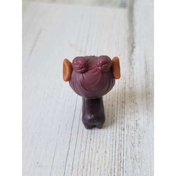 Mini pigtail brown puppy dog pet doll accessory toy figure - Picture 3 of 5